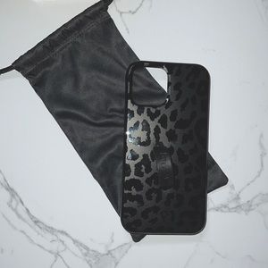 Loopy iPhone 12/12 pro case in Midnight Leopard